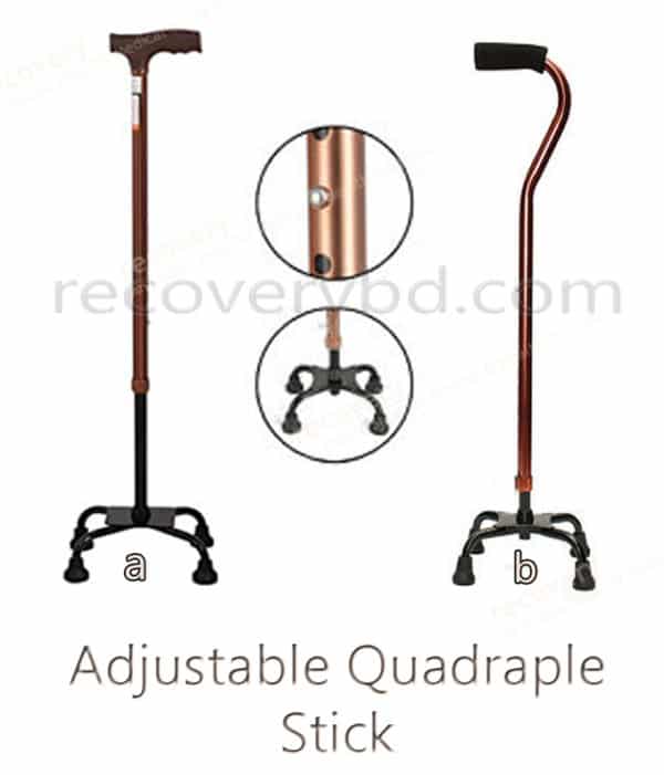 Adjustable Quadraple Stick