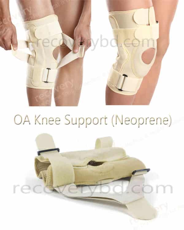 OA knee support Hinged neoprene