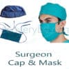 Surgeon Cap & Mask Set