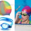 Swimming Cap & Goggles Set