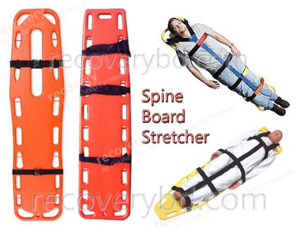 Spine board stretcher