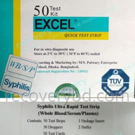 Syphylis Ultra Rapid Test Strip (Whole Blood/ Serum/ Plasma)