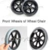 Front Wheel of Wheel Chair