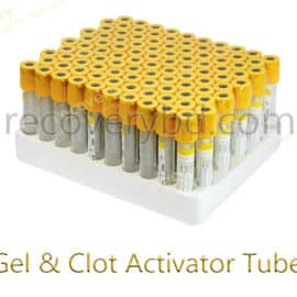 Gel and Clot Activator Tube; Yellow Vaccum Tube