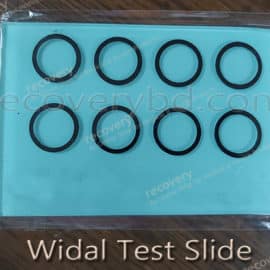 Widal Test Slide; Widal Slide; Widal Glass Slide