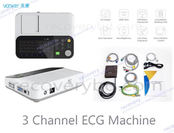 3 channel ecg machine