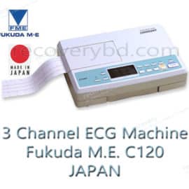 3 Channel ECG Machine; Fukuda M.E C120; ECG Machine Japan