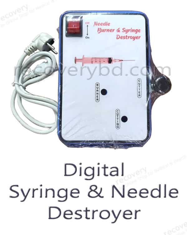 digital syringe & needle destroyer