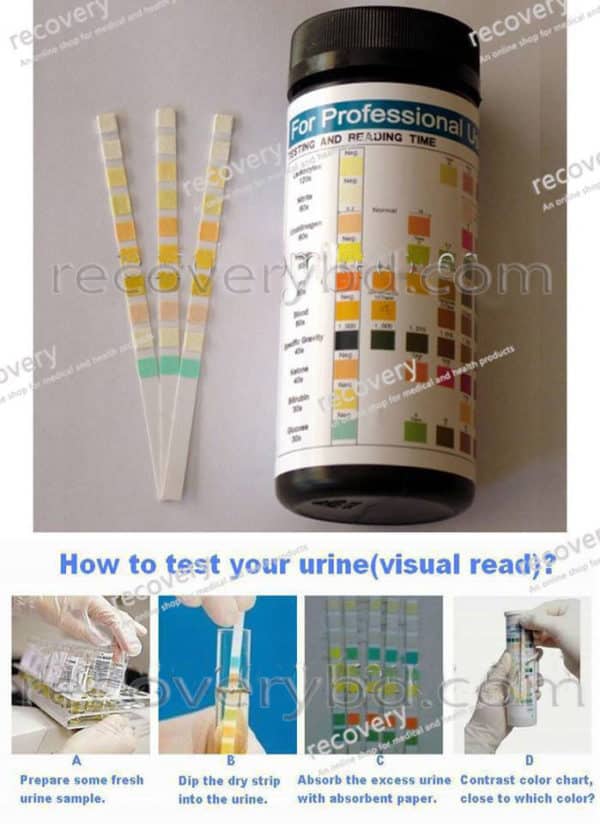 Multiple Urine Test Strips