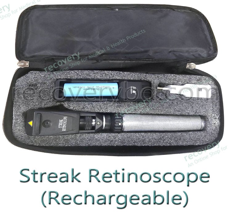 Rechargeable Streak Retinoscope