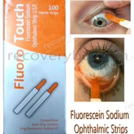 Fluorescein Ophthalmic Strips; Fluorescein Strips; Fluoro Touch