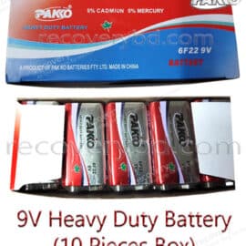 9V Heavy Duty Battery; Pakko 9V Battery; 6F22 9V