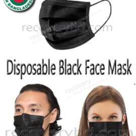 Disposable Black Face Mask; Black Face Mask; 3 Layer Mask