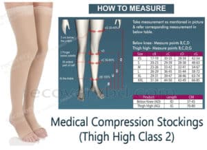 Thigh High Class 2 Medical Compression Stockings