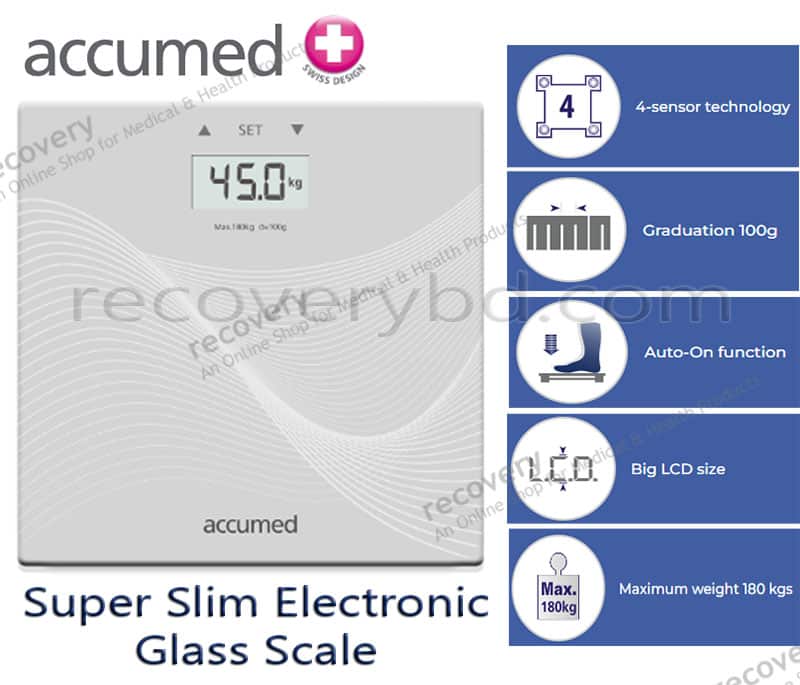 Super Slim Electronic Glass Scale