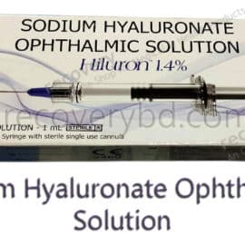 Sodium Hyaluronate Ophthalmic Solution; Hiluron 1.4%