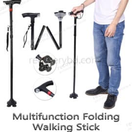 Multifunction Folding Walking Stick; Walking Stick with Light