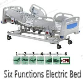 Six Functions Electric Bed; CPR Function ICU Bed