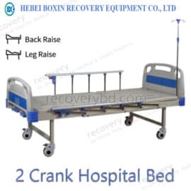 Two Crank Hospital Bed; Two Function Hospital Bed