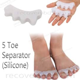 Silicone 5 Toe Separator; Toe Separator Brace; Silicone Toe Spacer